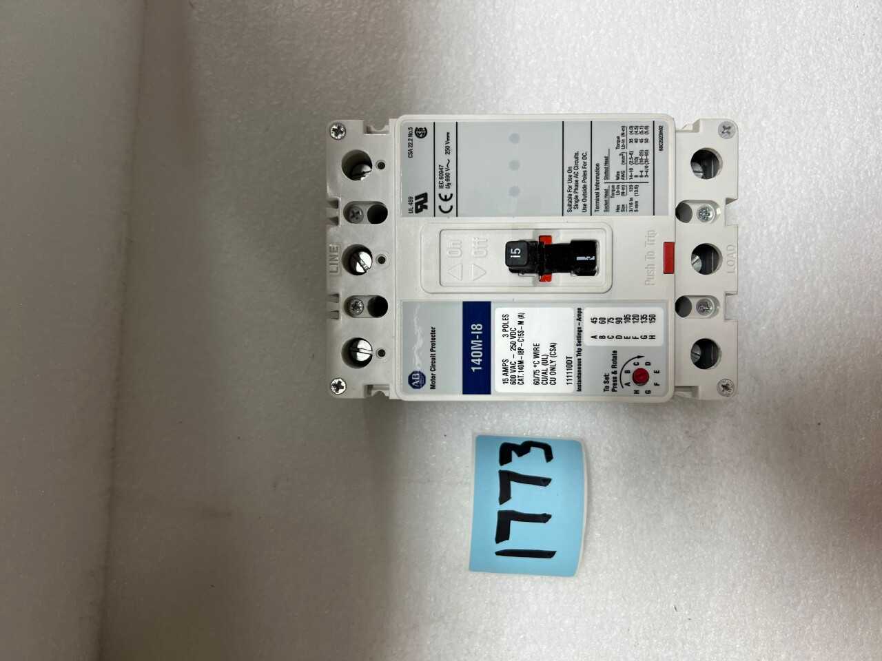 Allen Bradley circuit breakers - CIRCUIT BREAKERS