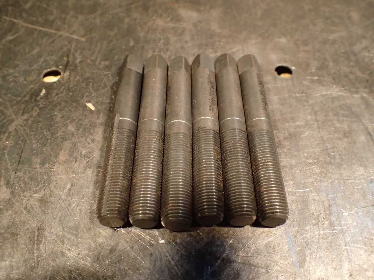 6 Piece Lot of Balax Inc M10 x 1.0 BD5 Thread Forming Taps: 106324, Used Good - MACHINING ACCESSORIES & TOOLING