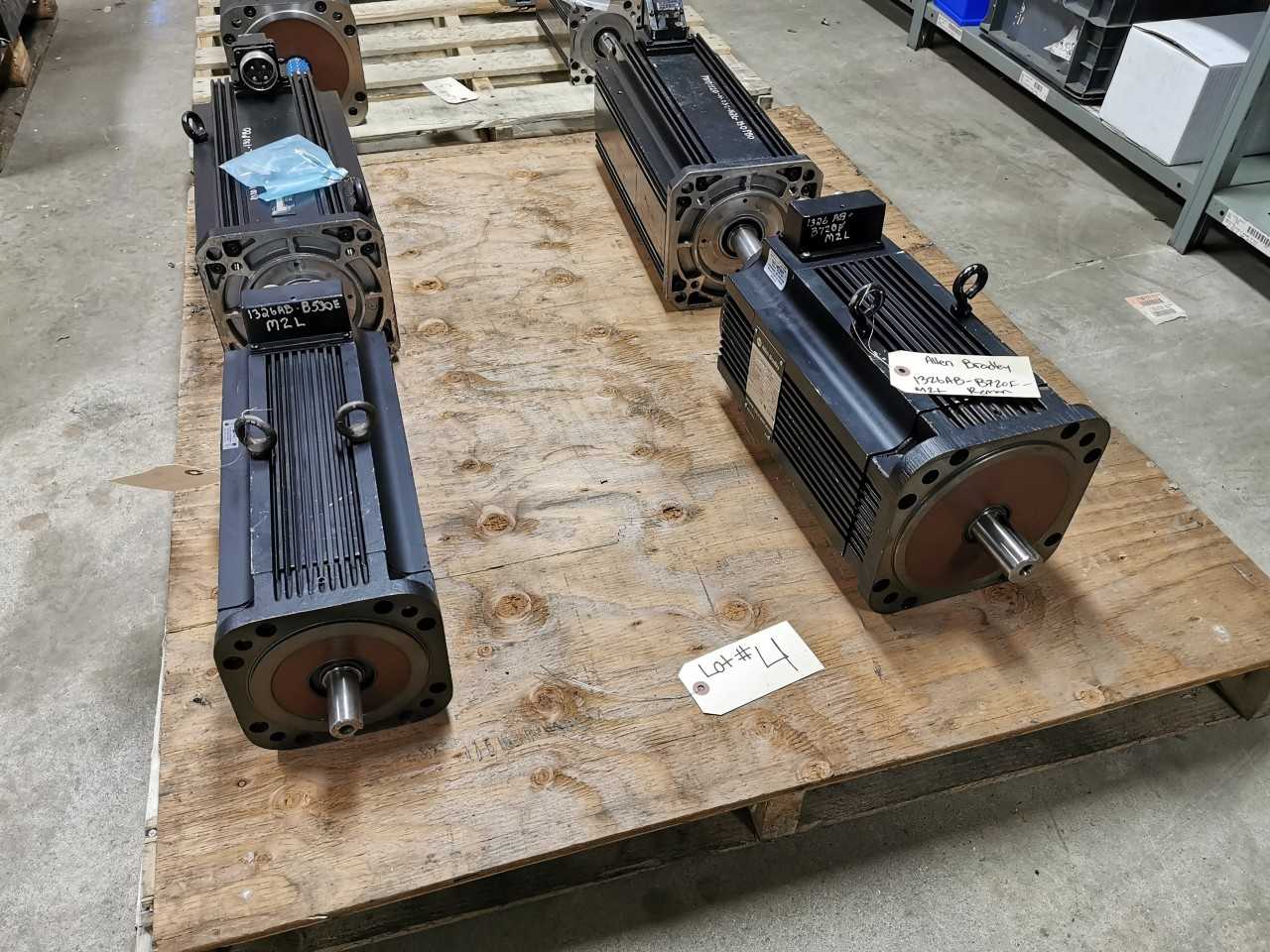 Pallet of New & Refurbished Servo Motors - ELECTRIC MOTORS