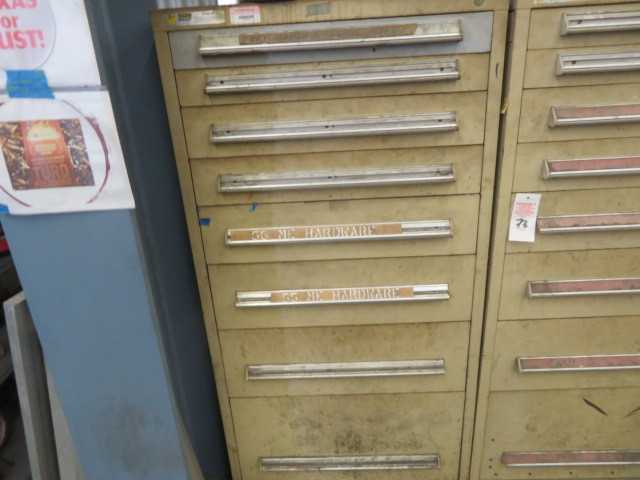 8 Drawer Stanley Vidmar and contents - MISCELLANEOUS