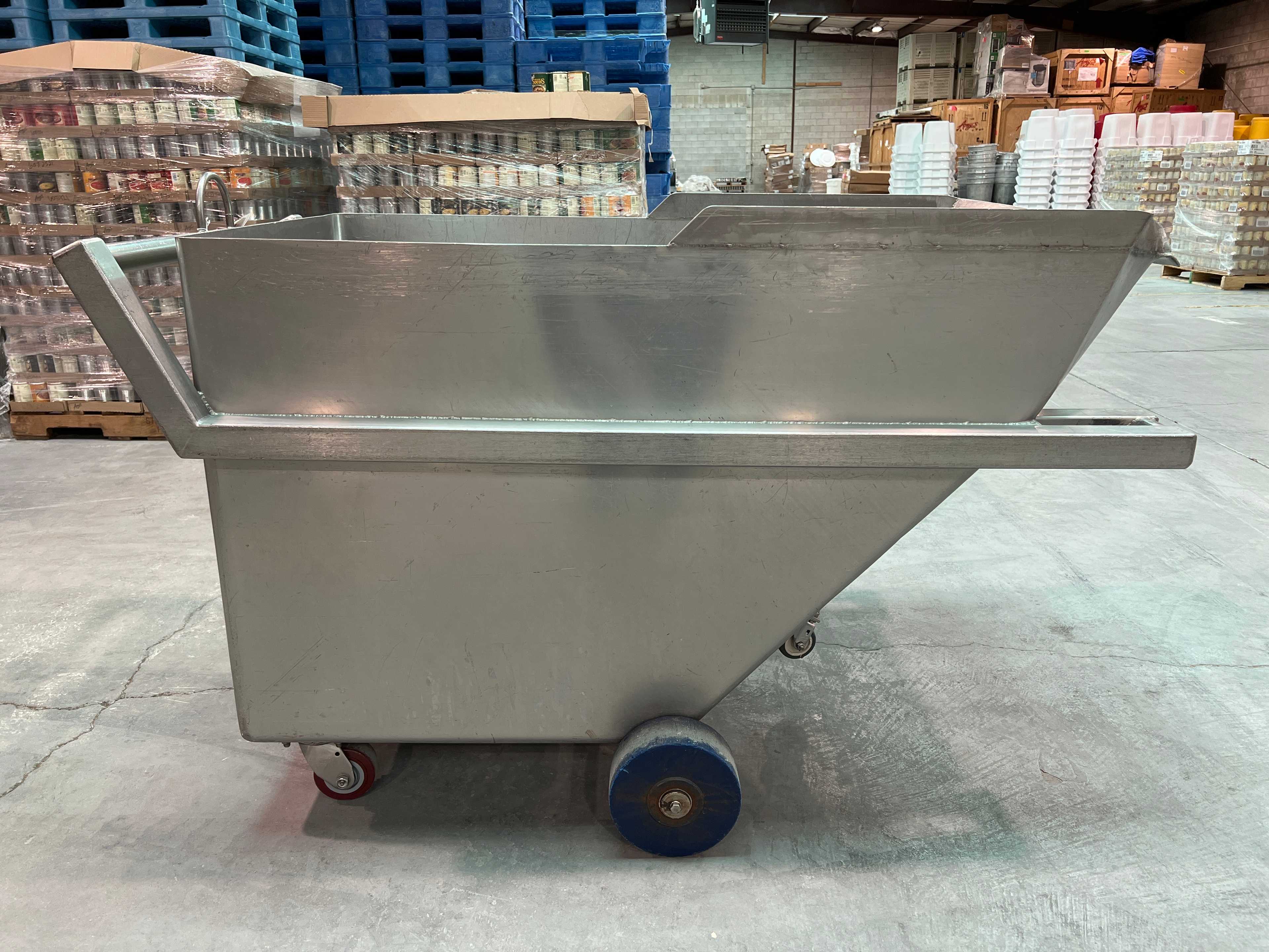 Stainless Steel Dump Cart Hopper