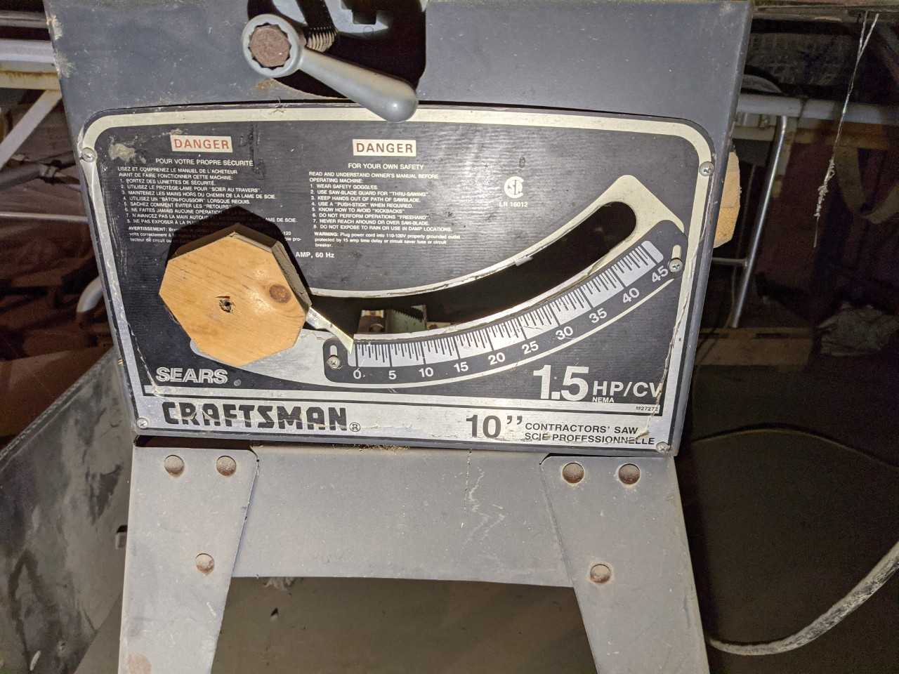 Lot of 2 Table Saw and Soffit table cutter - METAL SAWS