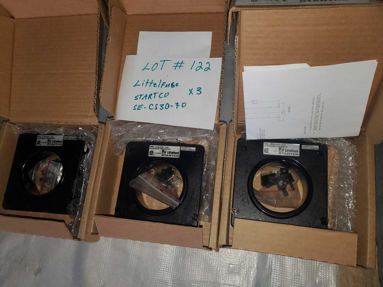 Littelfuse STARTCO SE-CS30-70 SENSOR QTY. 3 - INSTRUMENTATION Littelfuse STARTCO SE-CS30-70 SENSOR QTY. 3 - INSTRUMENTATION