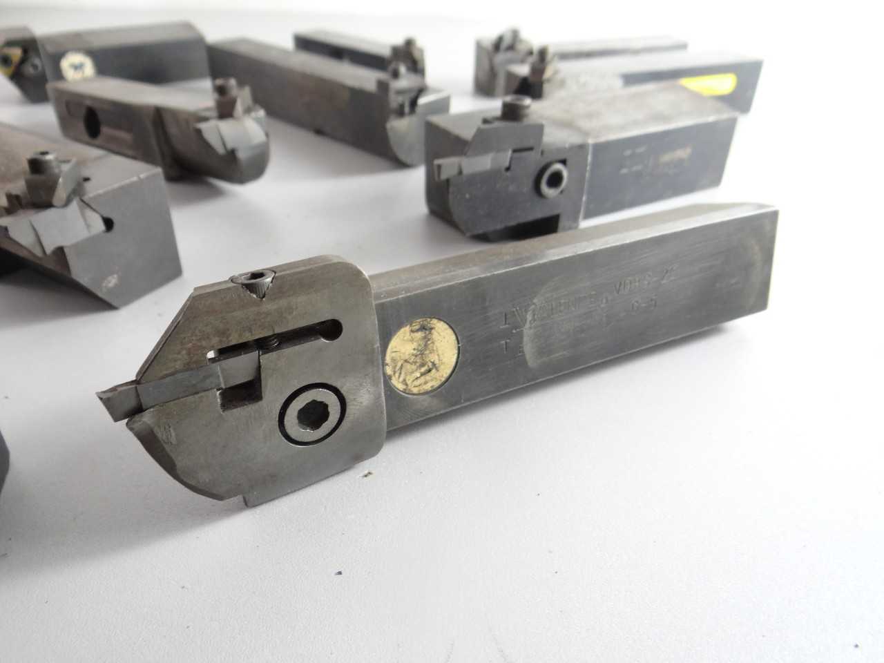 LOT OF ASSORTED INDEXABLE LATHE TOOL HOLDERS - MACHINING ACCESSORIES & TOOLING