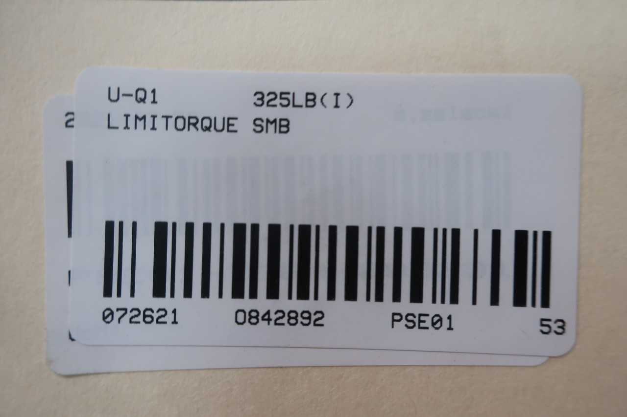 LIMITORQUE SMB 0.66HP 230/460V-AC ELECTRIC VALVE ACTUATOR - VALVES
