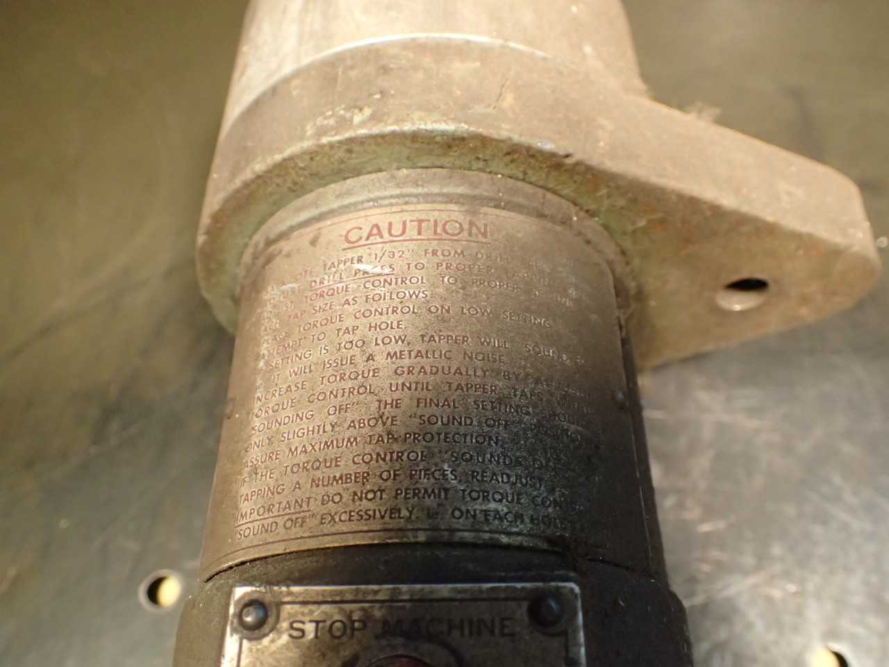 Command Full Range Multi-Torque Tapper Tapping Head: Morse Taper #2 (2MT) Drive - MACHINING ACCESSORIES & TOOLING