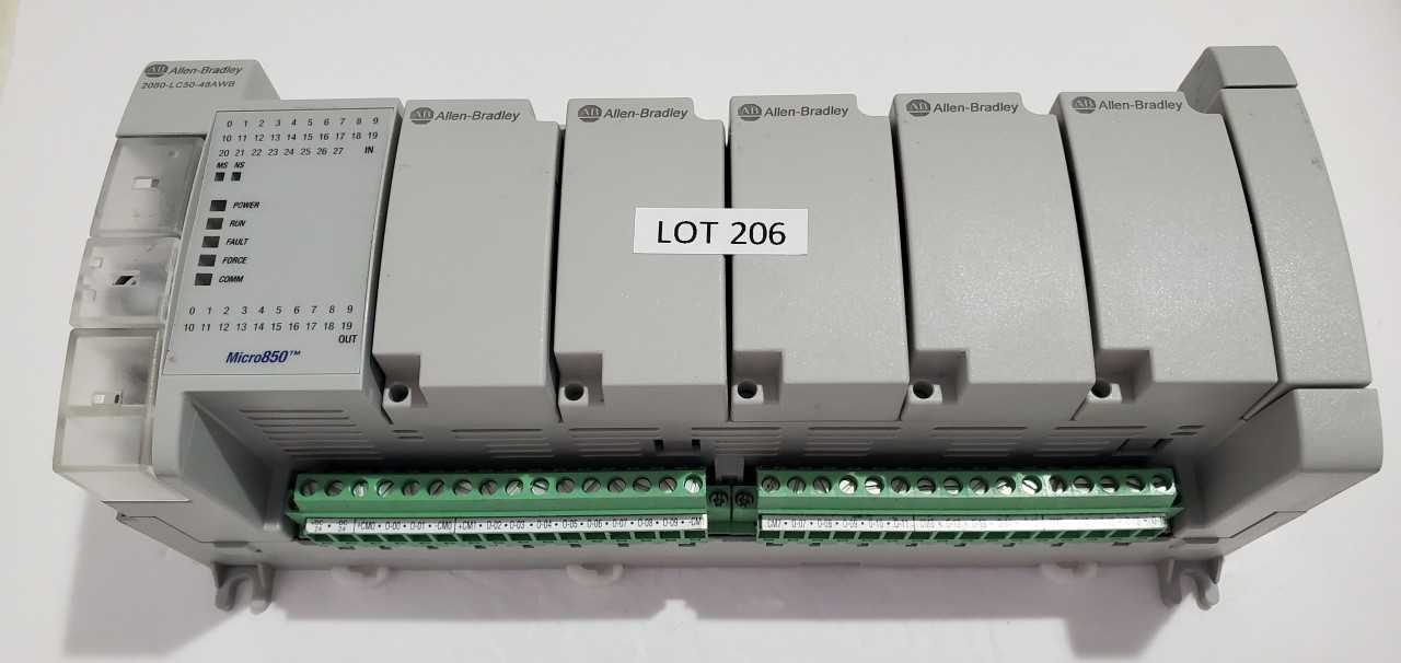 Allen Bradley Micro 850 2080-LC50-48AWB PLC - AUTOMATION & CONTROLS
