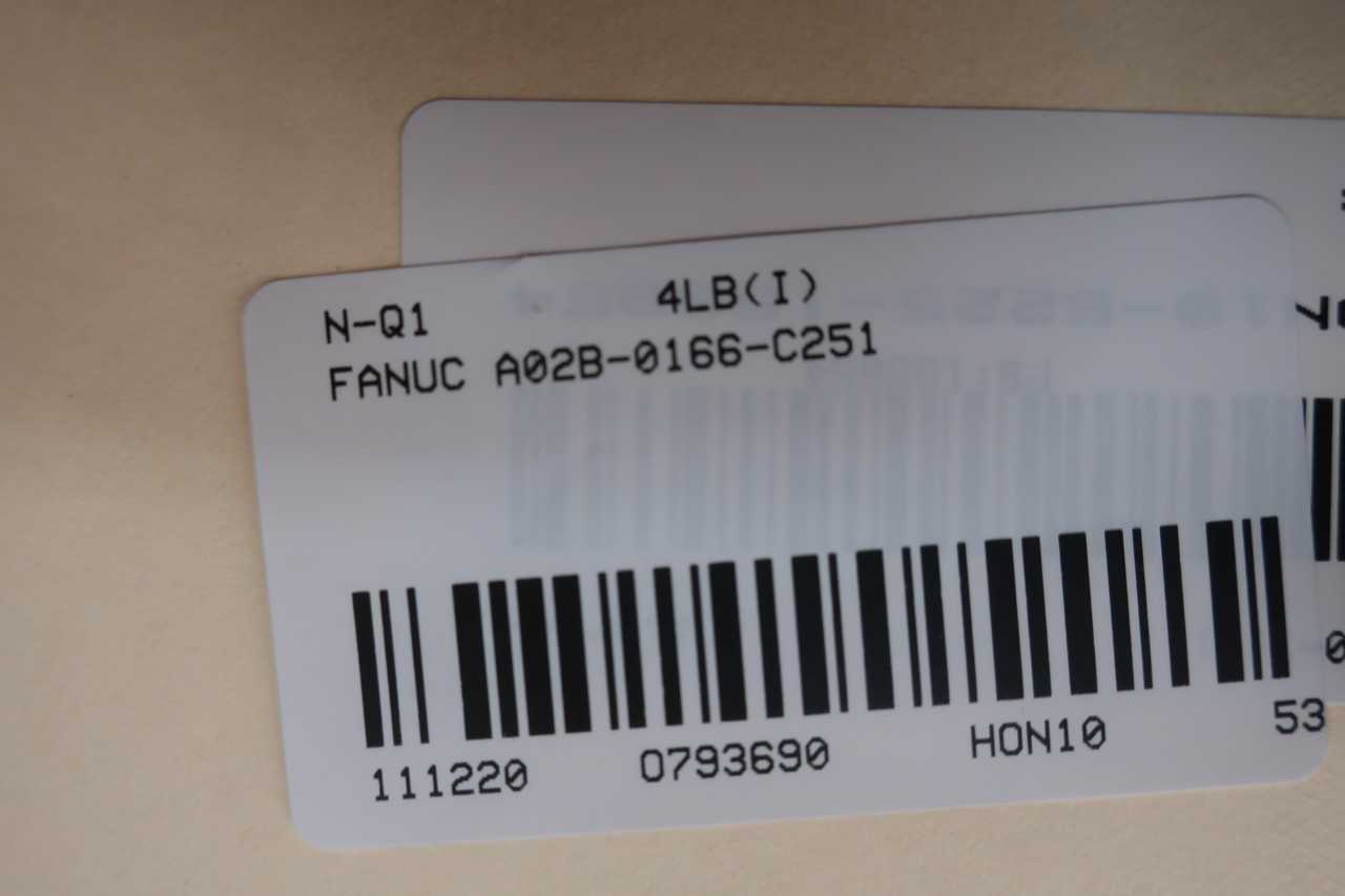 FANUC A02B0166C251 OPERATOR INTERFACE PANEL - AUTOMATION & CONTROLS
