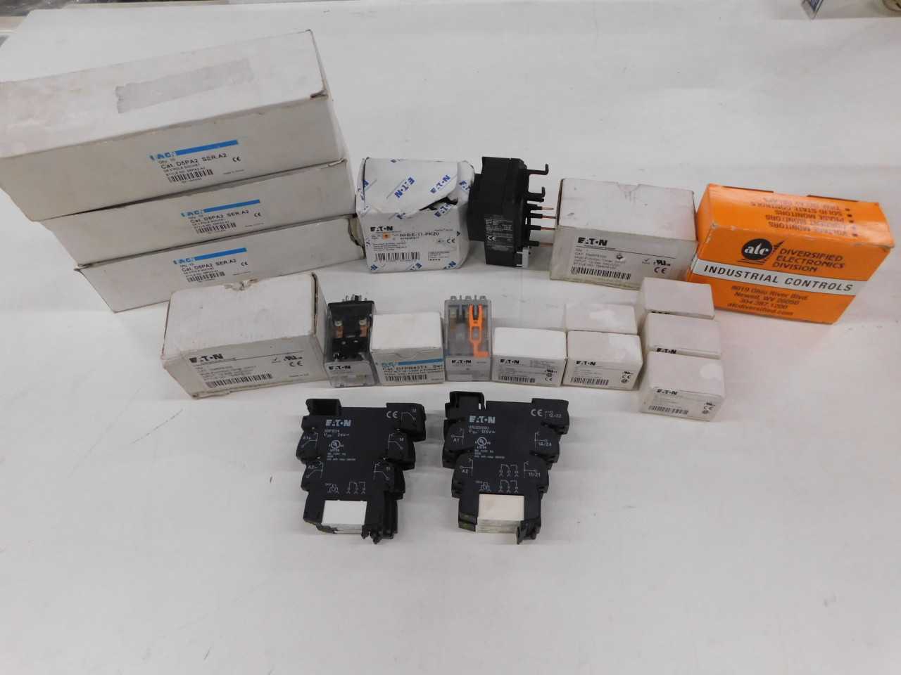 Lot of Quantity 23x Assorted Relays - General, Control, Timing - ELECTRICAL COMPONENTS