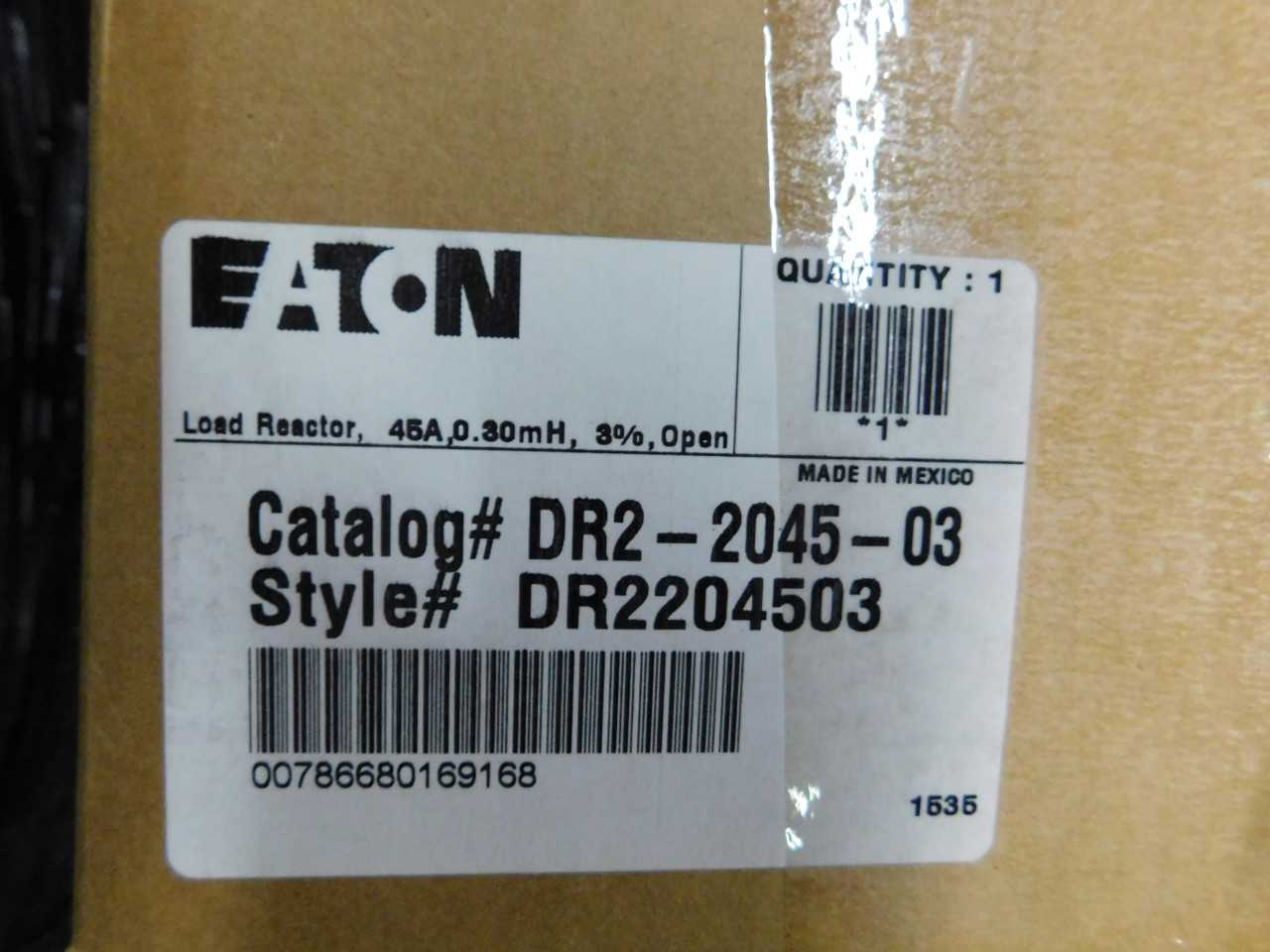 Lot of 1 Load Reactor - AUTOMATION & CONTROLS