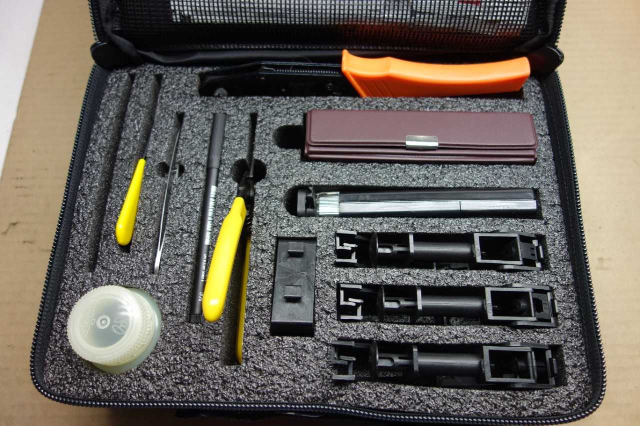LOT OF 2 BELDEN OPTIMAX NX7LOPXTRA LC/SC/ST INSTALLATION TOOL KIT - TOOL STORAGE