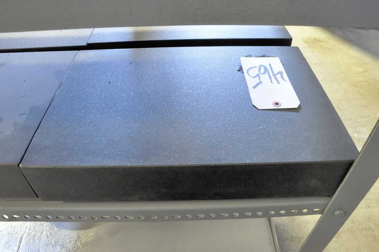 12 1/2" x 18" x 3 1/4" Black Granite Surface Plate - ELECTRIC POWER TOOLS