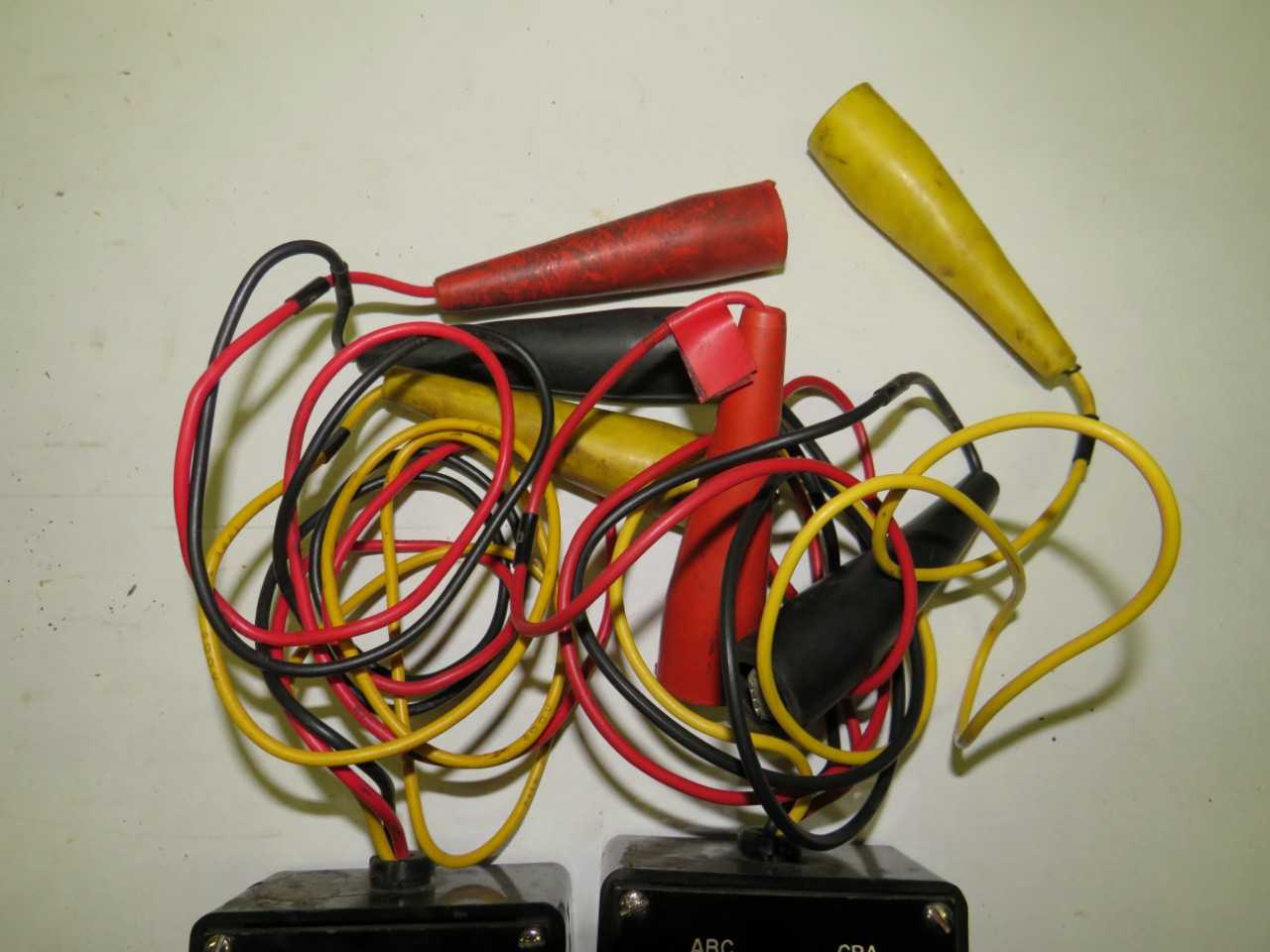 MOTOR ROTATION INDICATOR MODEL 50 & PHASE SEQUENCE INDICATOR MODEL 45 - ELECTRIC POWER TOOLS