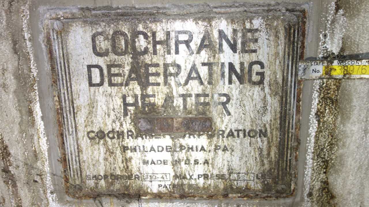 COCHRANE 310-41 52LBS DEAERATING HEATER - HVAC EQUIPMENT