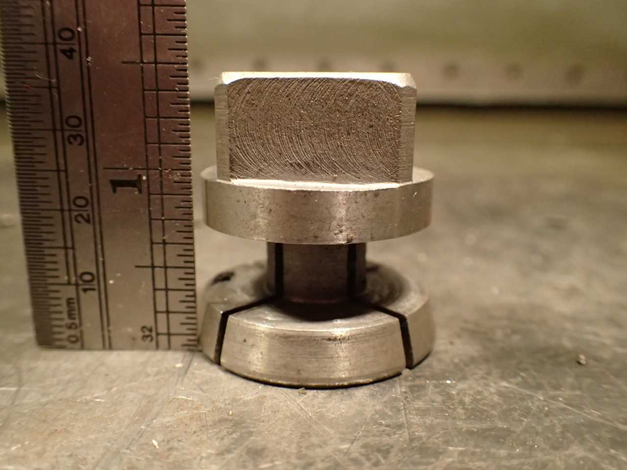 Ziegler 3LX-381C Square Drive Tap Collet: 3/8" -N FL Tool 3-TC-381 TA3-381C LX3 - HOLEMAKING TOOLS