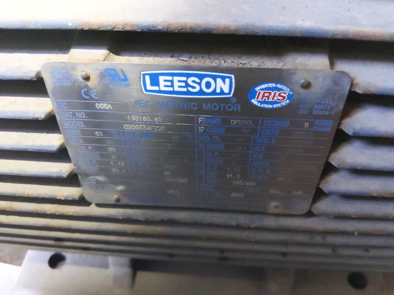 Leeson 50HP Motor - ELECTRIC MOTORS