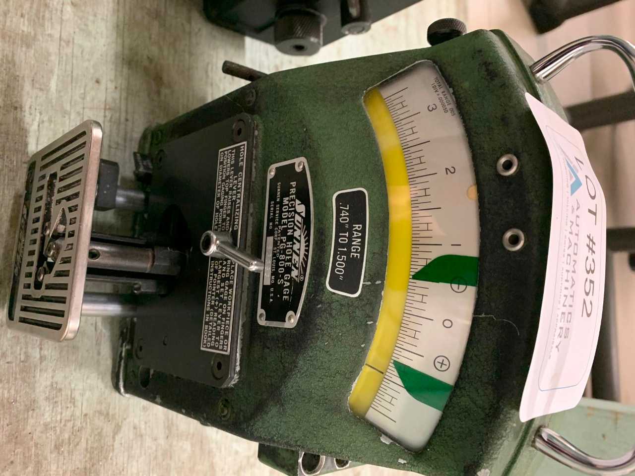 Sunnen Precisio Bore Gage - PROCESS EQUIPMENT Sunnen Precisio Bore Gage - PROCESS EQUIPMENT