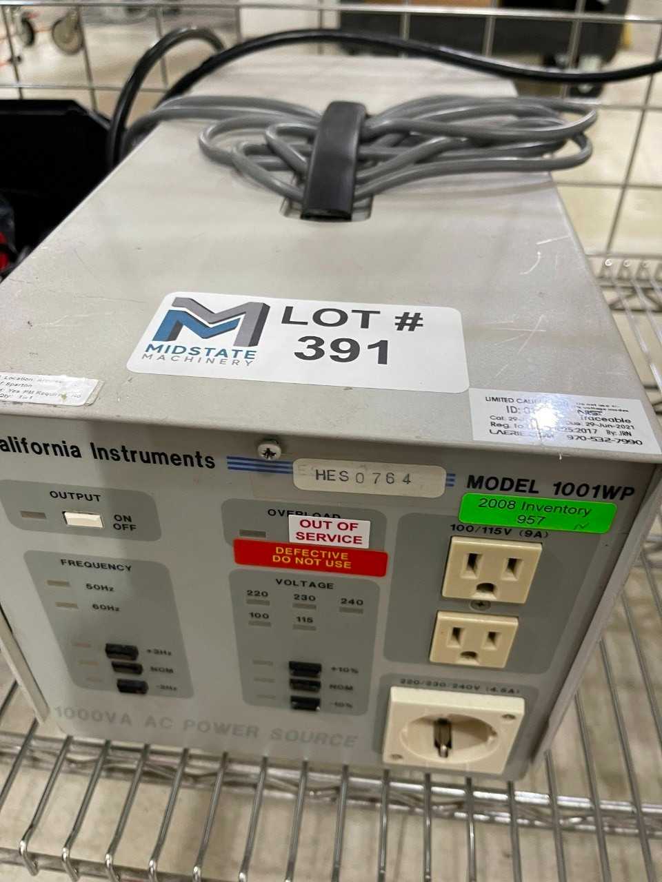 California Insturments AC Power Source - INDUSTRIAL PARTS