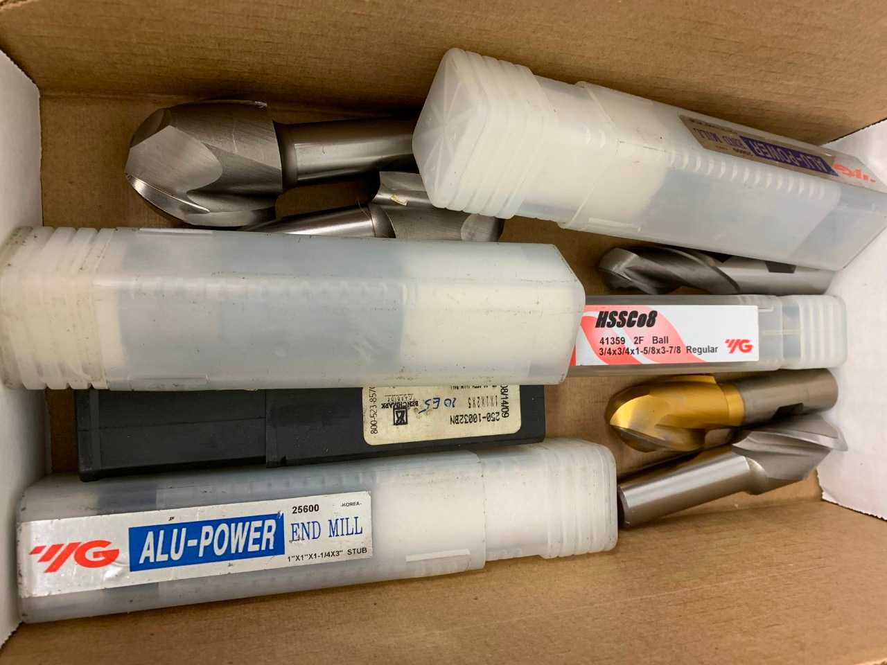 Assorted 2 flute Radius Mills  - Many new - ELECTRIC POWER TOOLS
