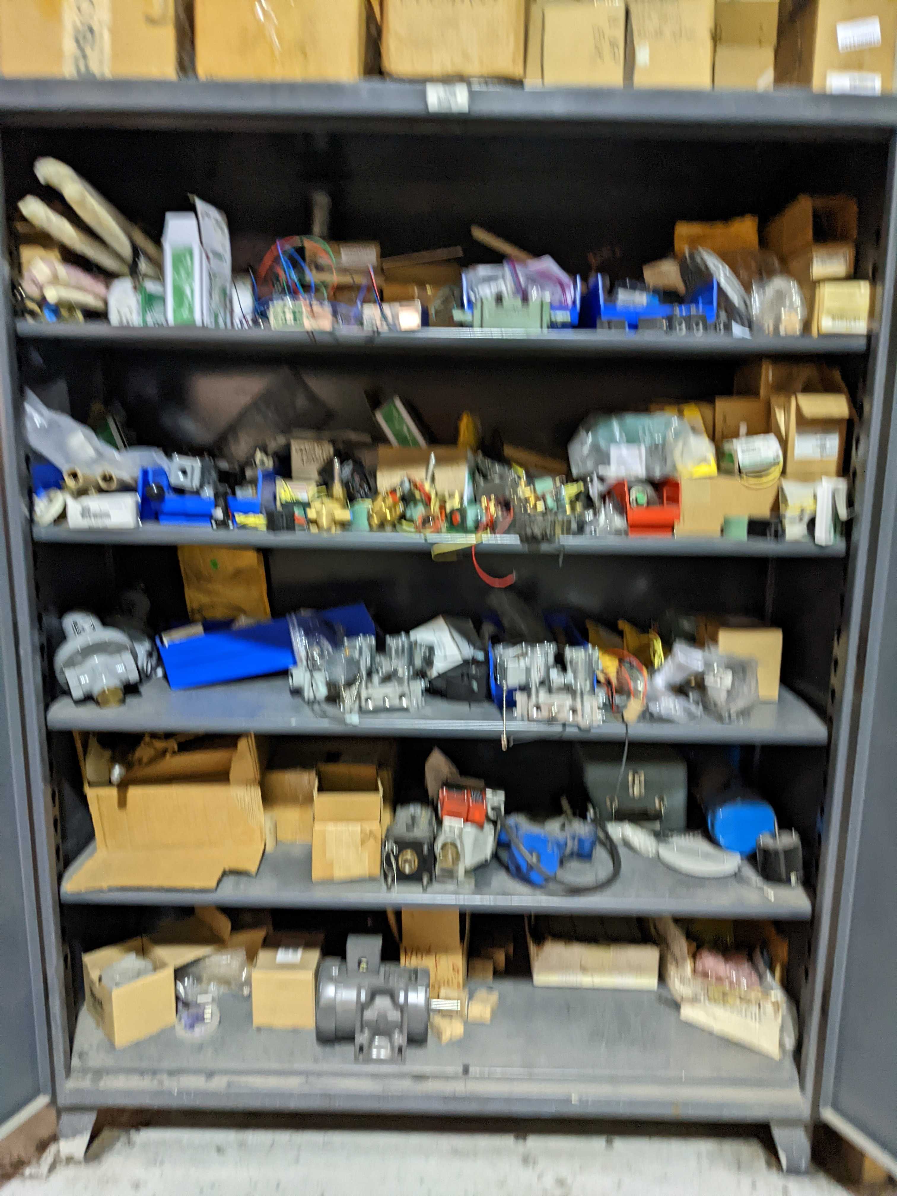 CABINET AND CONTENTS - ELECTRICAL COMPONENTS