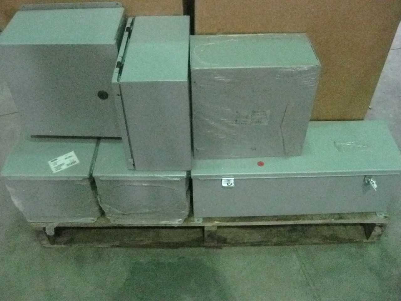 HOFFMAN MIXED LOT OF STAINLESS STEEL ENCLOSURES ( QTY. 12 ) - MISCELLANEOUS
