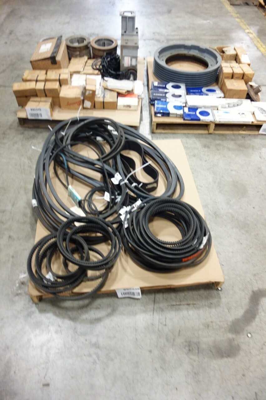 3 PALLETS OF ASSORTED POWER TRANSMISSION - POWER TRANSMISSION