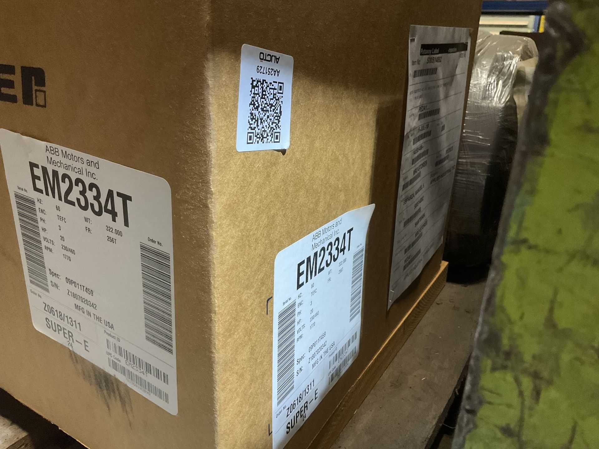 BALDOR RELIANCE EM2334T AC MOTOR - AC MOTOR
