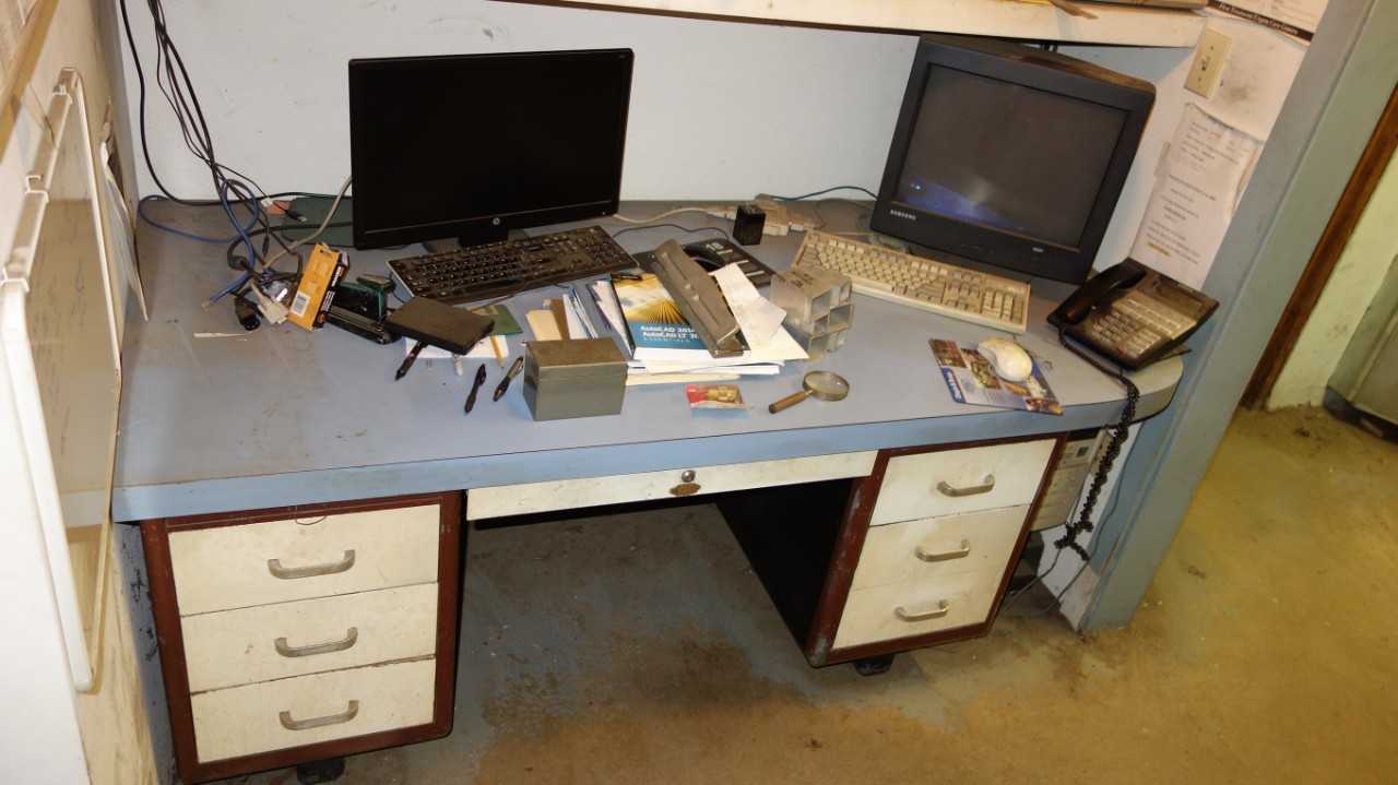 CONTENTS OF ROOM, DESK AND 2 CABINETS (DOES NOT INCLUDED COMPUTERS, PRINTERS) - PLANT & FACILITY