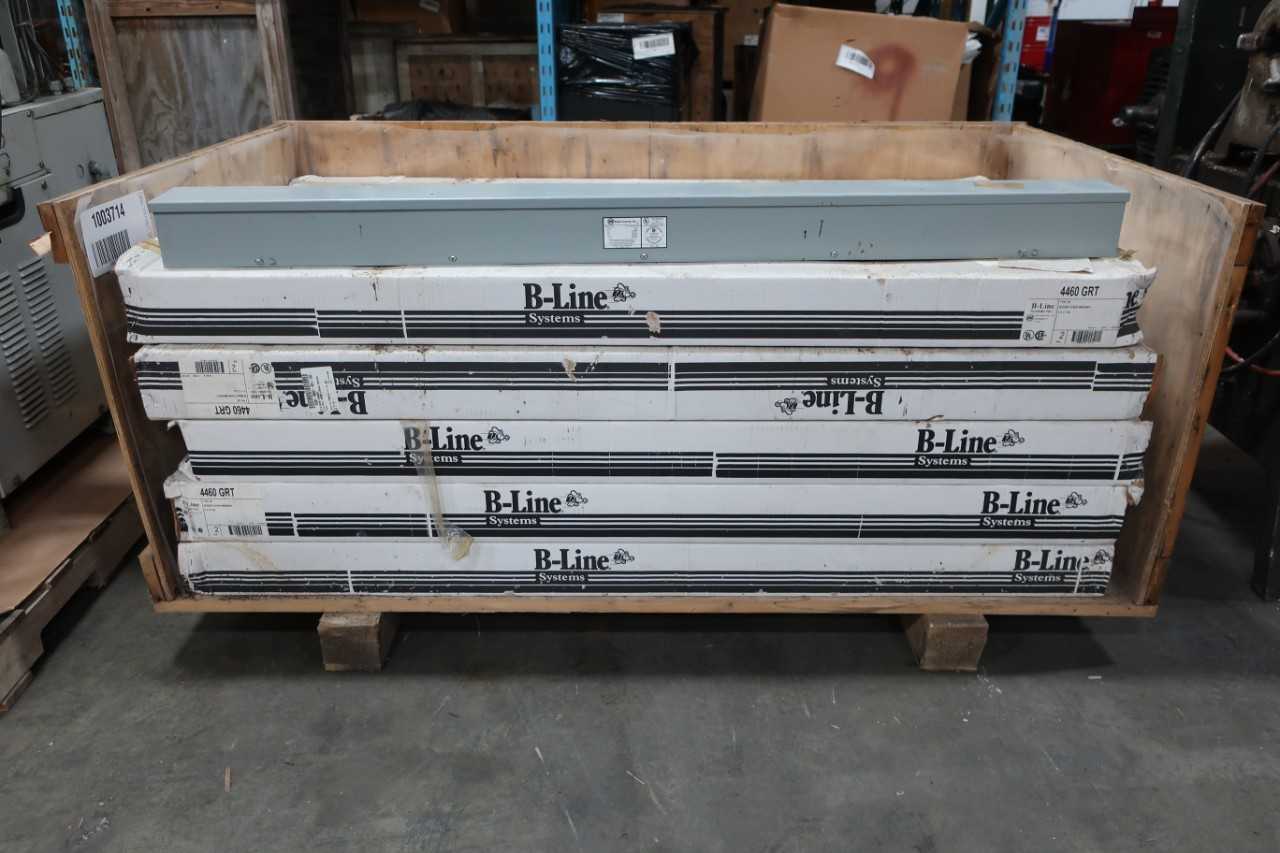 LOT OF ASSORTED ELECTRICAL WIRING TROUGH - ELECTRICAL COMPONENTS