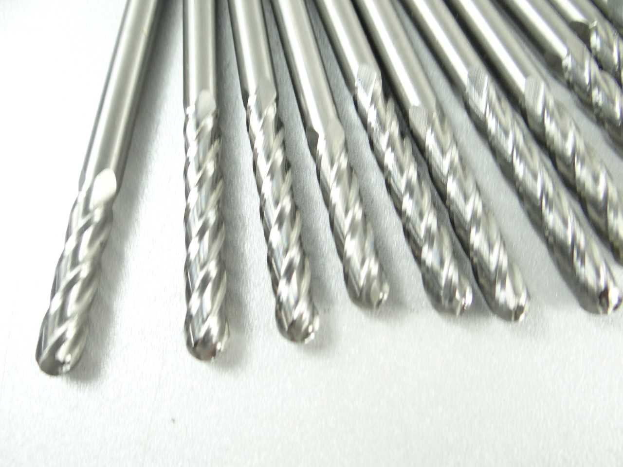 Lot of 12 Metric Solid Carbide Ball Nose End Mills - MACHINING ACCESSORIES & TOOLING