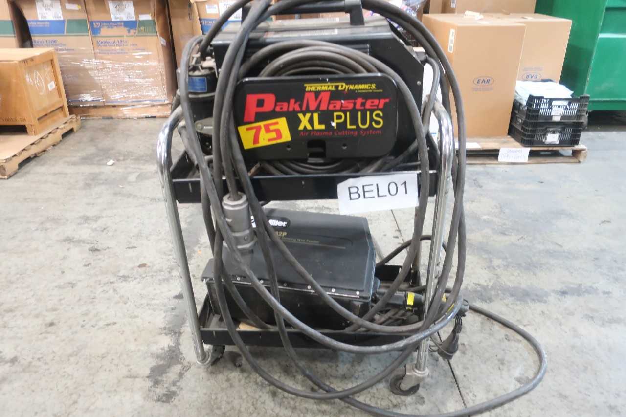 PAK MASTER 75 XL PLUS AIR PLASMA CUTTING SYSTEM - CNC PLASMA CUTTING TABLE