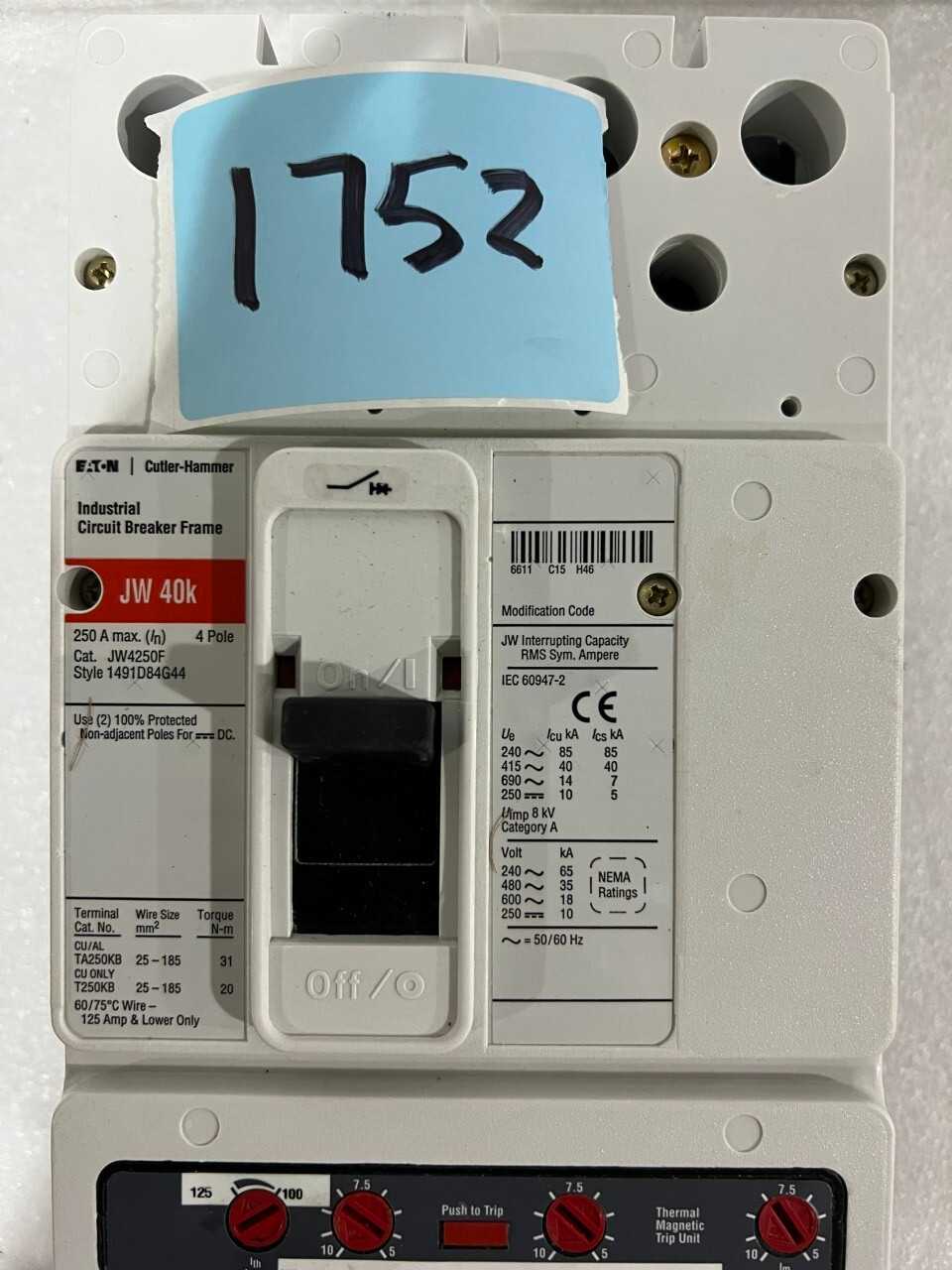 CIRCUIT BREAKER - CIRCUIT BREAKERS
