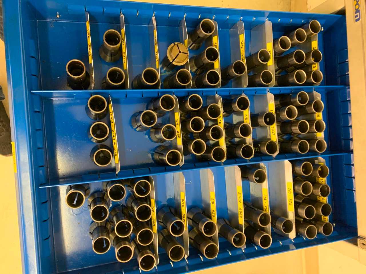 Misc Collets ( No Cabinet ) - TOOL STORAGE