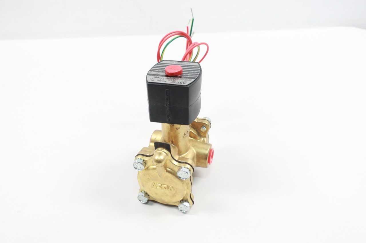 ASCO EF8316G014 RED-HAT II SOLENOID VALVE 120V-AC 3/8IN NPT - SOLENOID VALVE