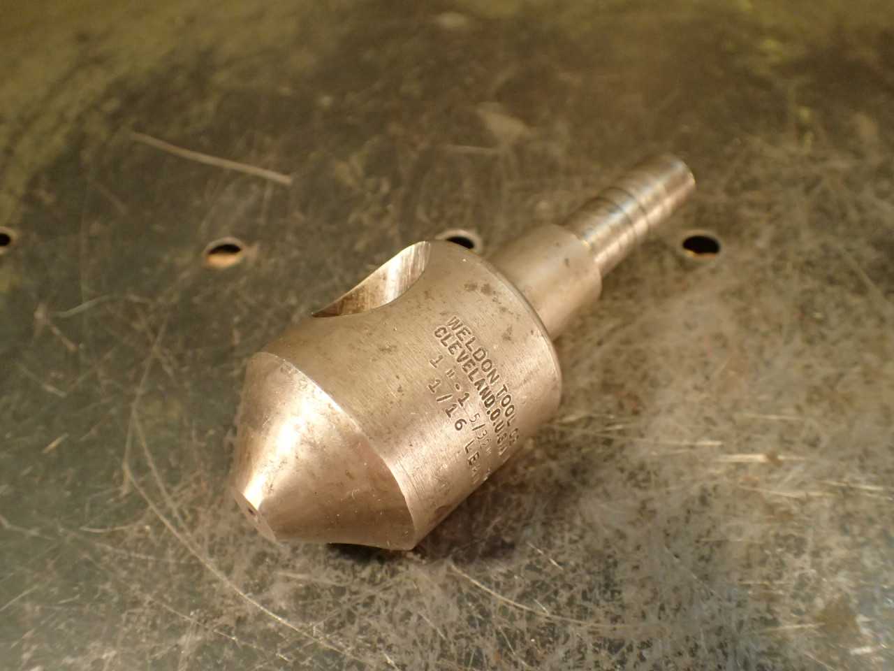 Weldon 90 Degree 1" to 1-5/32" Zero Flute Countersink Deburring Tool: 1/2" Shank - HOLEMAKING TOOLS