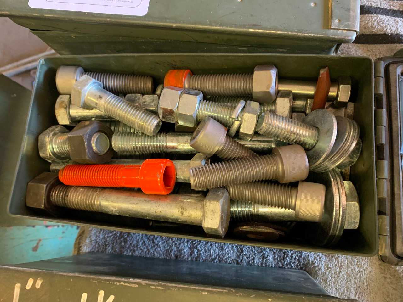 Ammo Can W/ Nuts & Bolts - INDUSTRIAL PARTS
