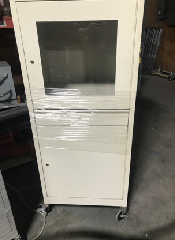 Office Desk and 2 Workstation Stands - PLANT & FACILITY