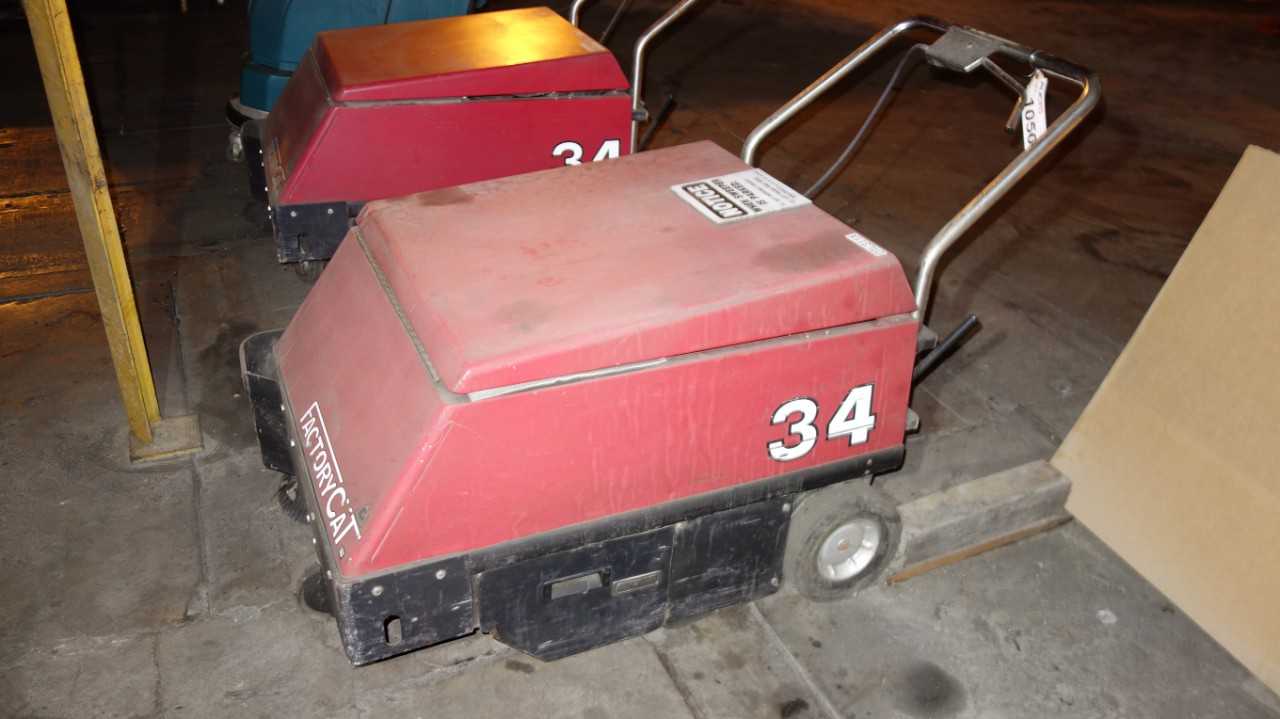 FACTORY CAT 34 FLOOR SWEEPER - PLANT & FACILITY