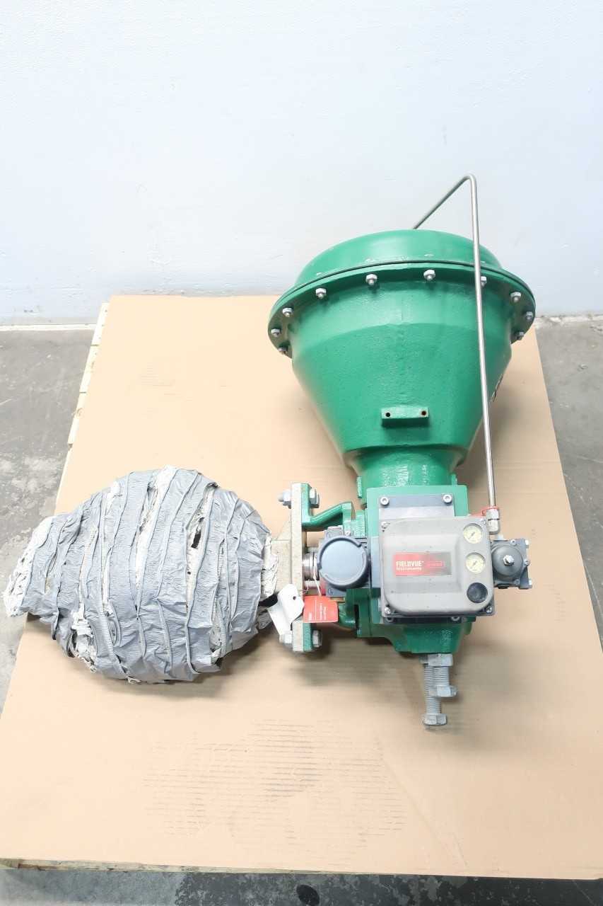 FISHER 8580 TYPE 2052 150 STAINLESS DVC6200 8IN CONTROL VALVE - CONTROL VALVE