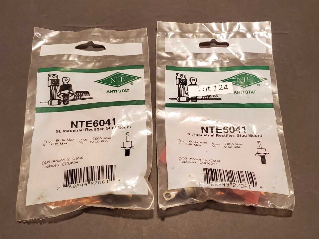 Lot of 2 NTE Rectifier NTE6041 - ELECTRICAL COMPONENTS