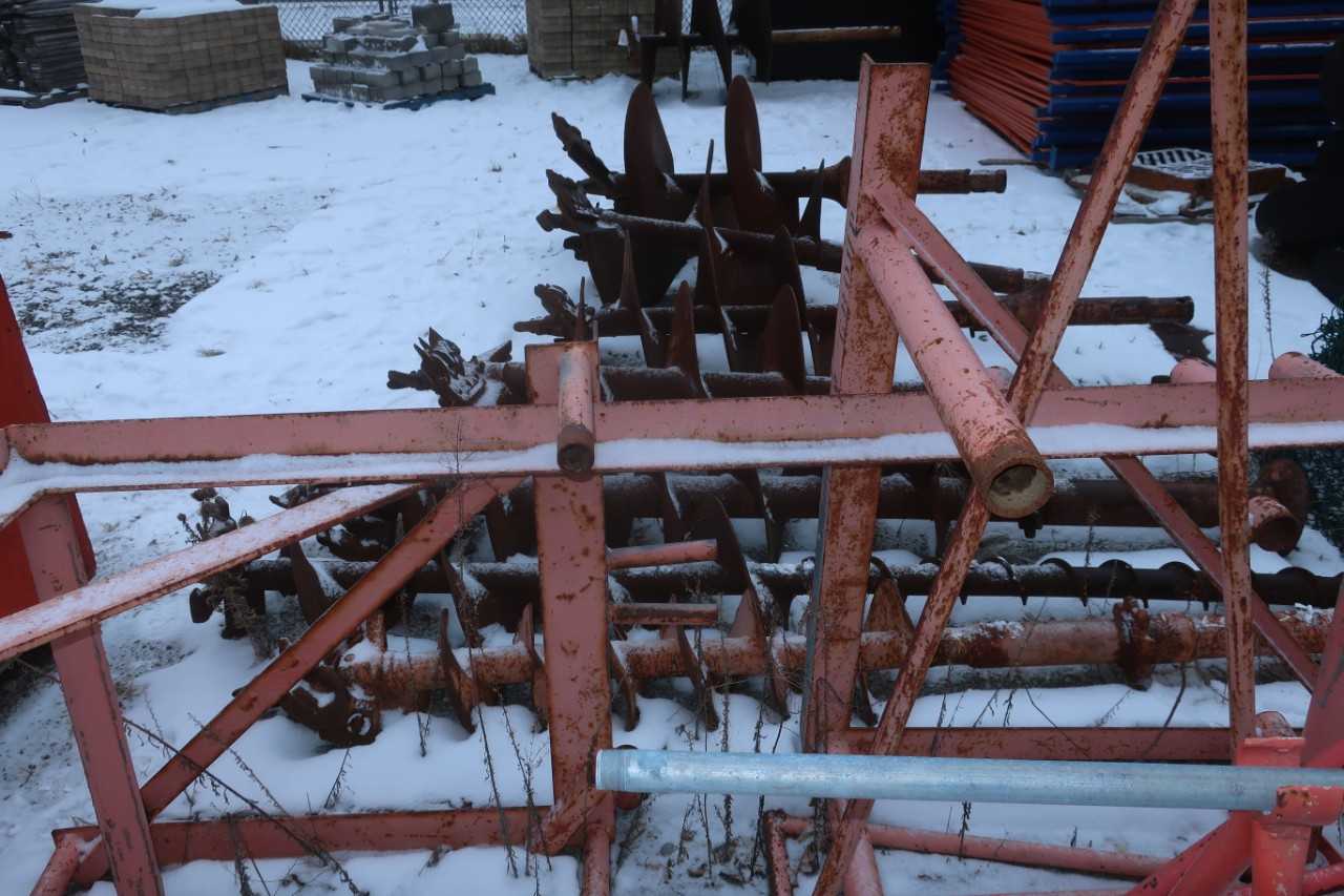 LOT OF ASSORTED STEEL SPOOL STANDS - MATERIAL HANDLING