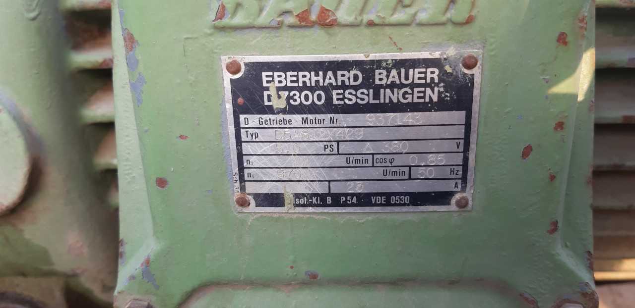 1 pallet of used Eberhard Bauer electrical motor - ELECTRIC MOTORS