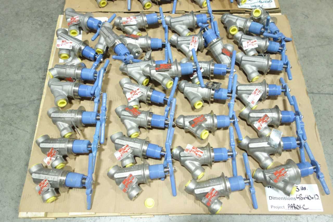 2 PALLETS OF KEROTEST WS D 9945 MANUAL STAINLESS SOCKET WELD GLOBE VALVES - GLOBE VALVE