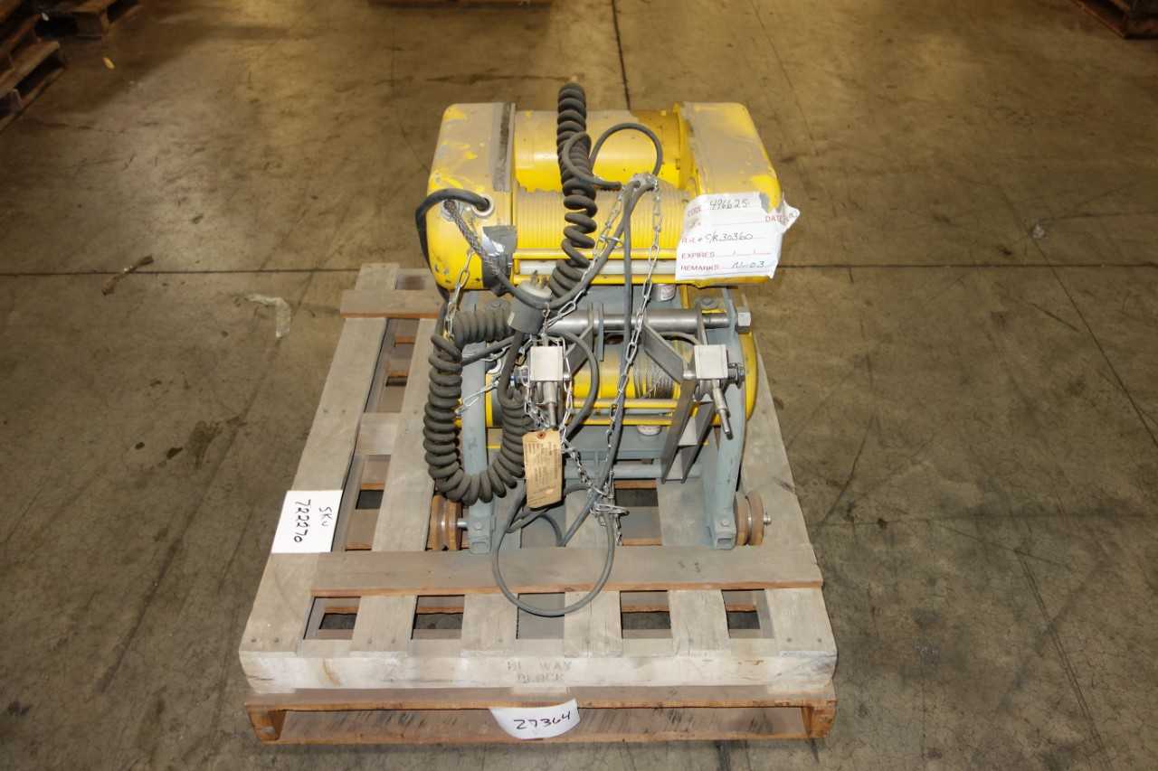DAVID ROUND ELECTRIC HOIST 34FPM 1-1/2HP 55 - LIFTING EQUIPMENT