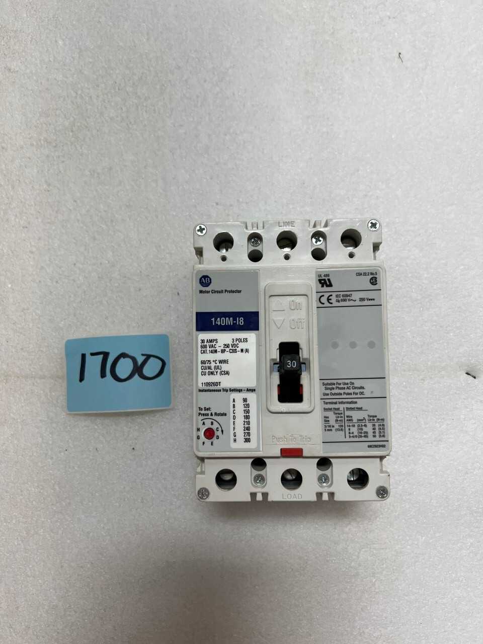 CIRCUIT BREAKER - CIRCUIT BREAKERS