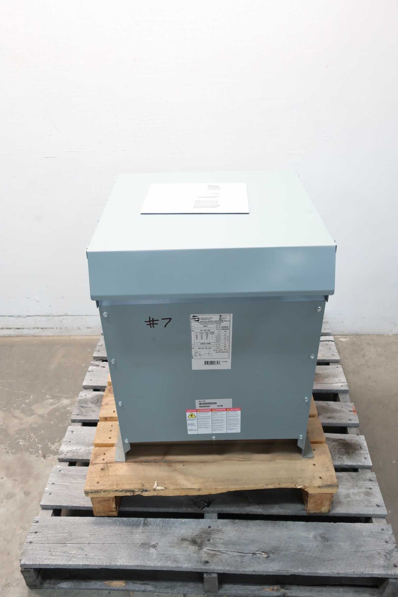 HAMMOND NMK045KB VOLTAGE TRANSFORMER 3PH 45KVA 480V-AC 208/120V-AC - CONTROL TRANSFORMERS
