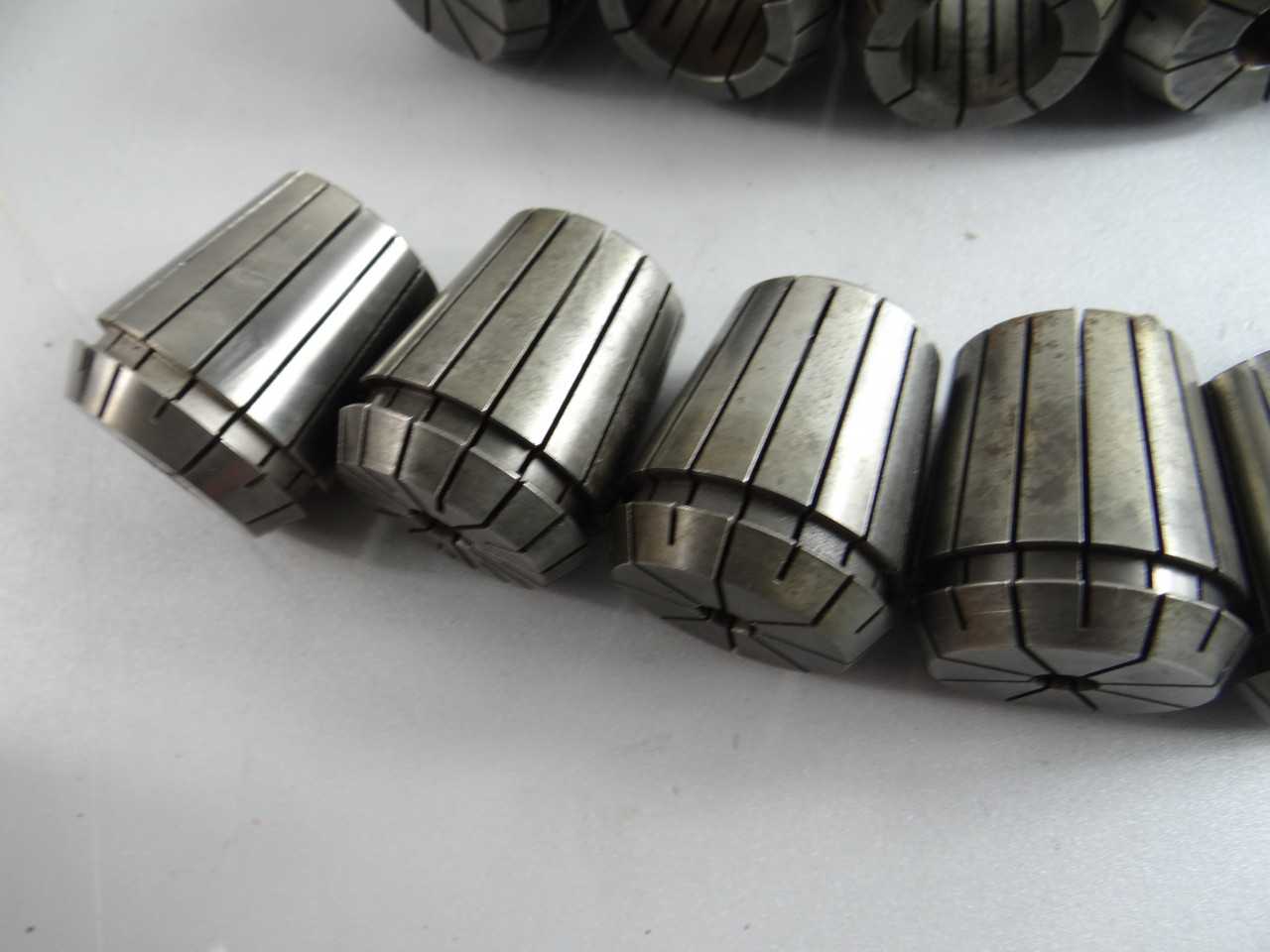 16PC LOT OF ER40 COLLETS ETM NATIONAL - HOLEMAKING TOOLS