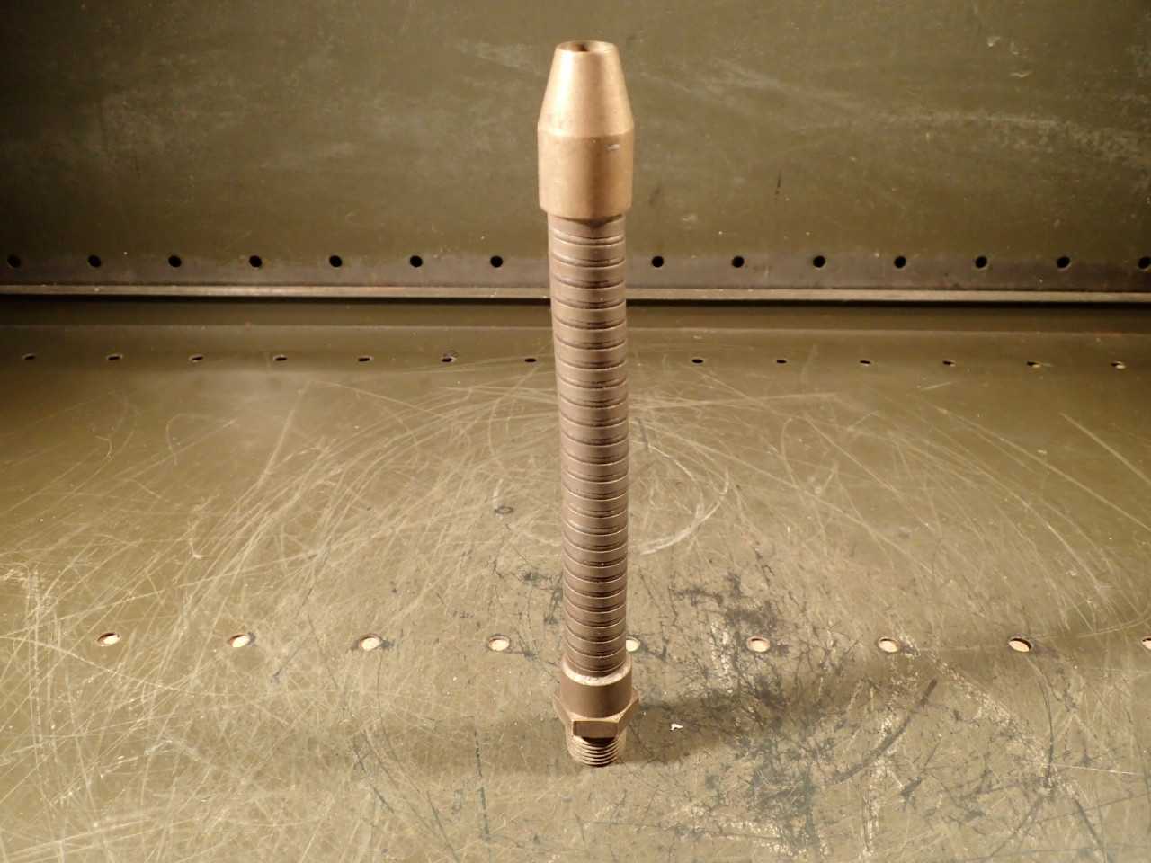 9" Long Machinist CNC Mill Milling Flexible Coolant Nozzle: 1/2" NPT Thread - MACHINING ACCESSORIES & TOOLING