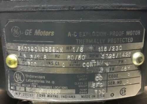 Air Dimensions Dia-Vac 19710T Pump W/ GE Motor 5KC39QN9959AX - New Open Box Item - ELECTRIC MOTORS