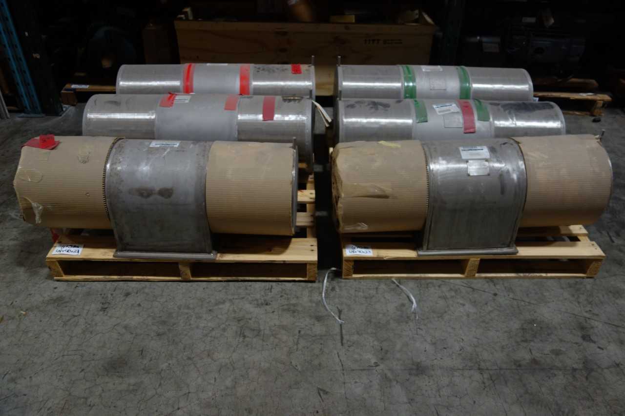 LOT OF 6 BASKET STRAINERS - PROCESS EQUIPMENT